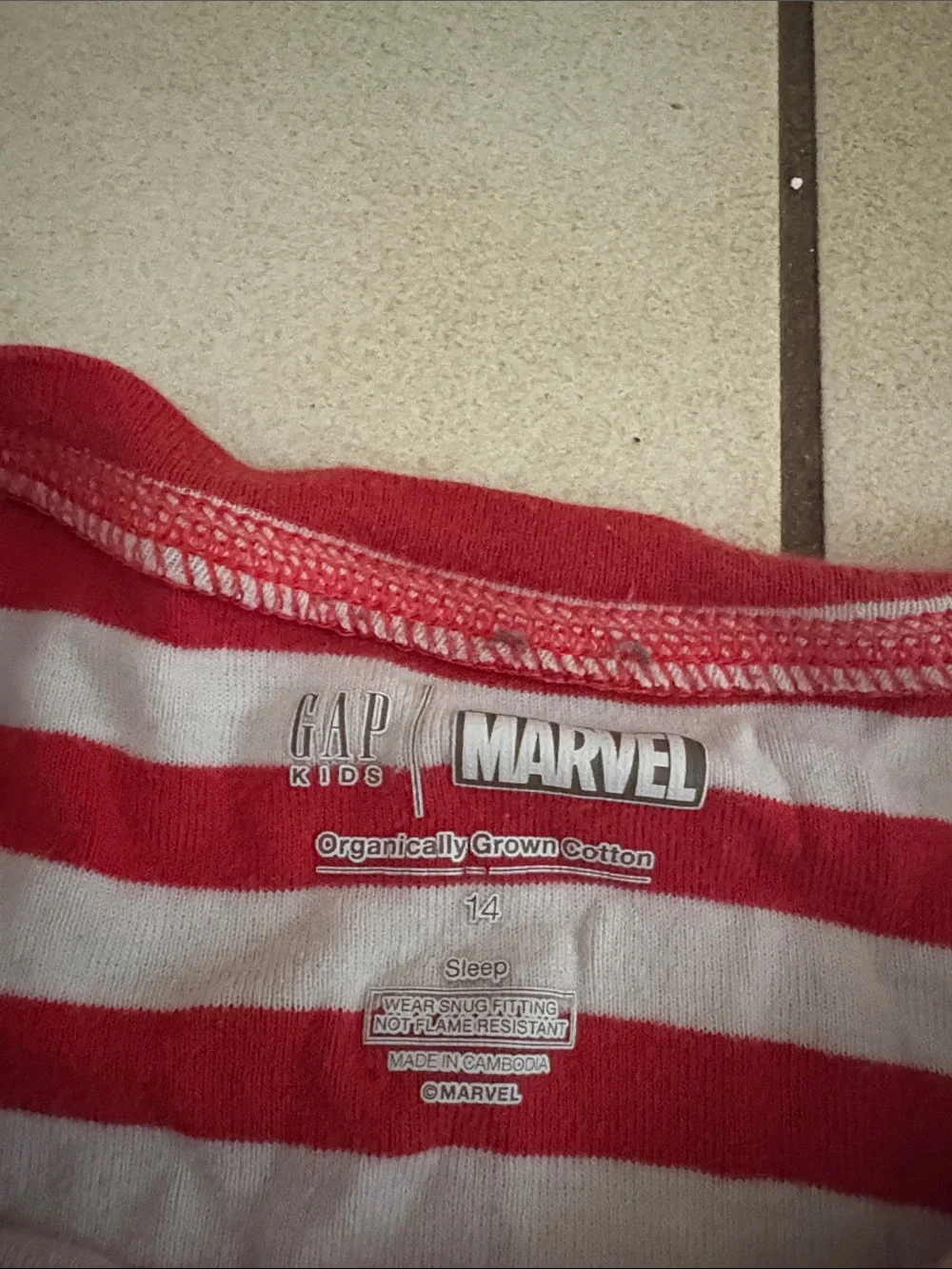 Kids Gap Marvel Spider Man Pajams